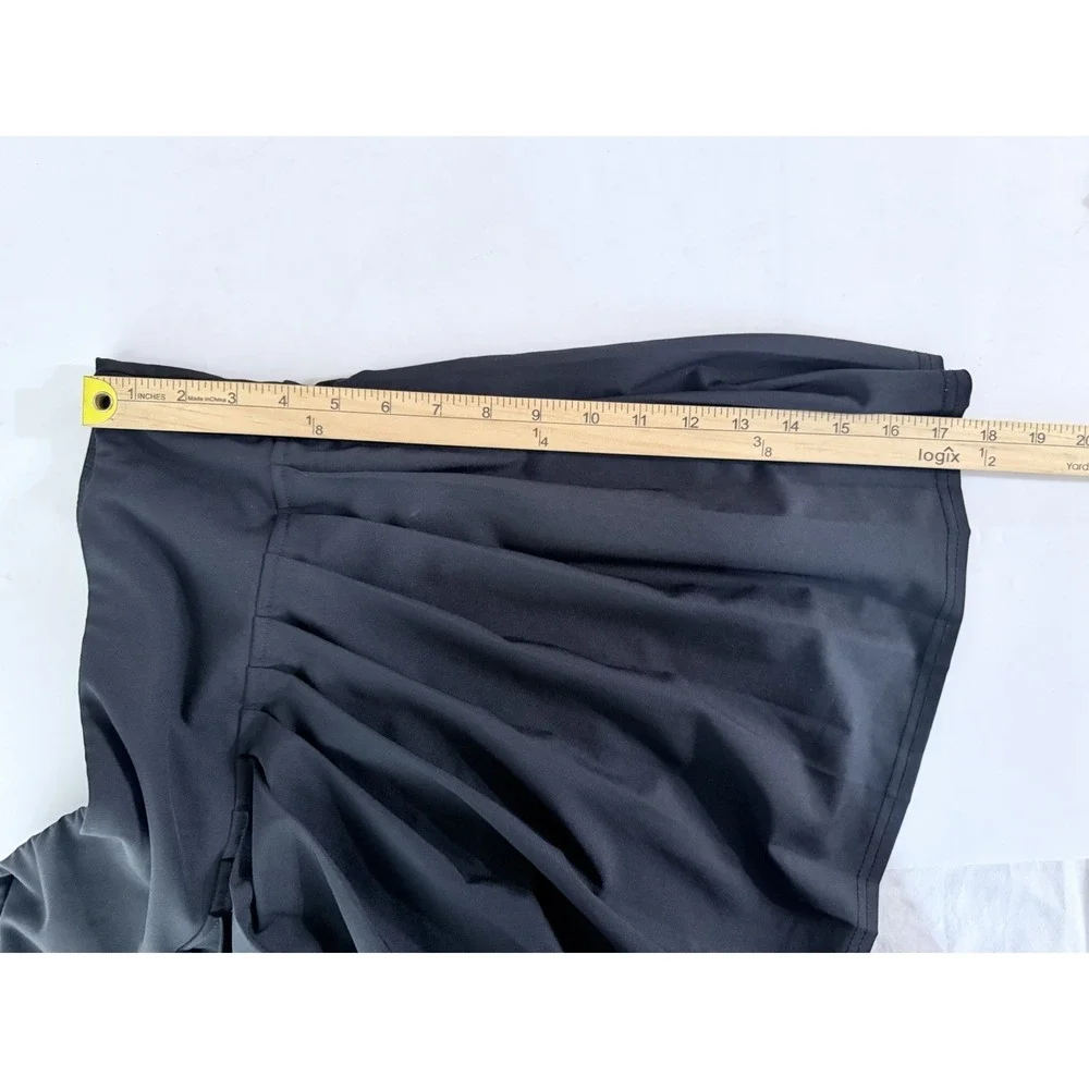 BCG Club Sports‎ Skort Womens XL Black Pleated Athletic Tennis Skirt